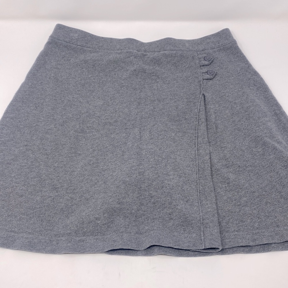 Lands End Gray Jersey Skort Size 4 Excellent Used Condition